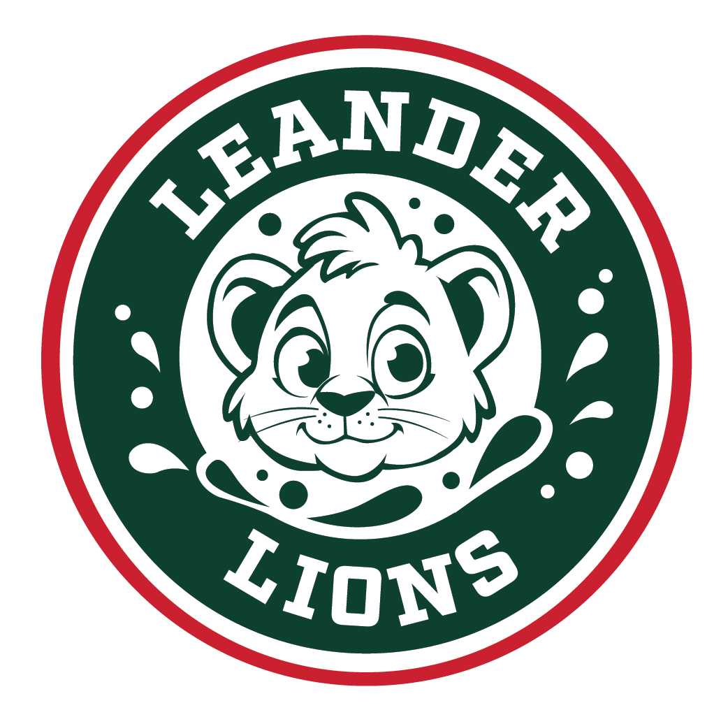 Leander Lions - Junior Swimming Club Logo